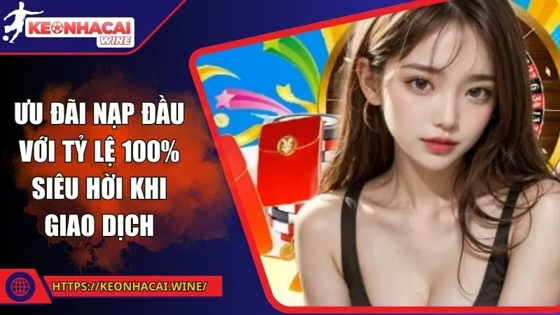 Ưu đãi nạp đầu với tỷ lệ 100% siêu hời khi giao dịch