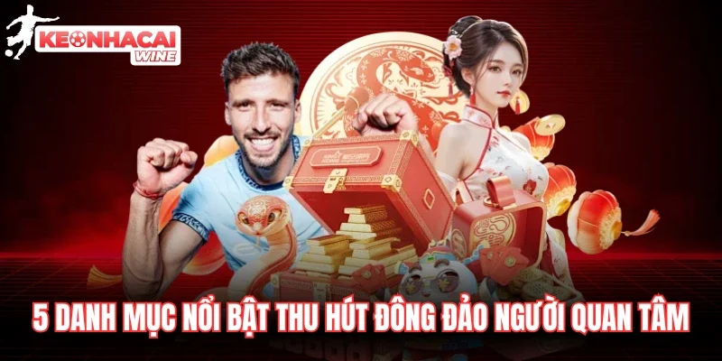 5 danh mục nổi bật thu hút đông đảo người quan tâm